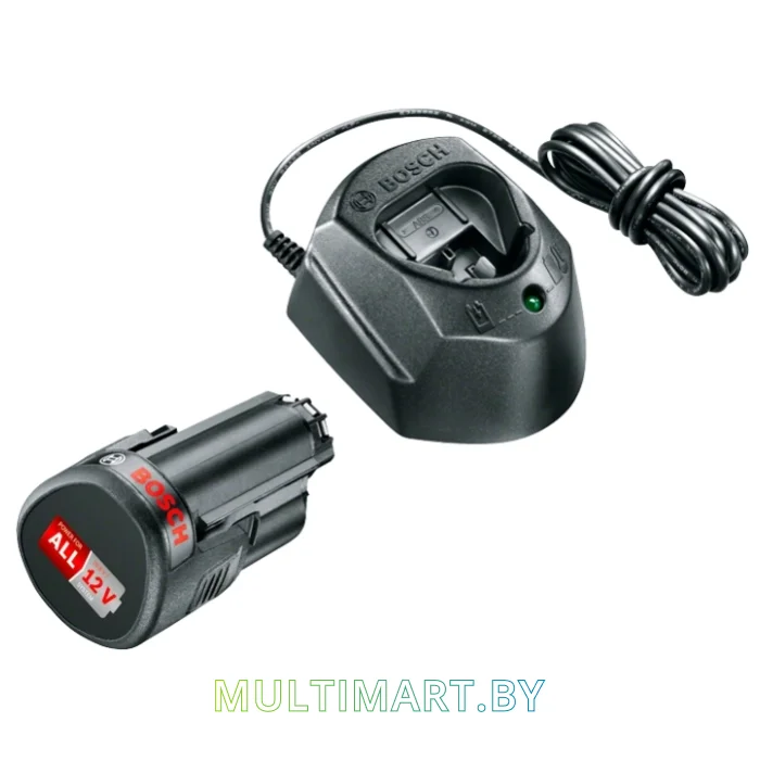 Аккумулятор с зарядным устройством Bosch 1600A01L3D (12В/1.5 Ah + 12В)